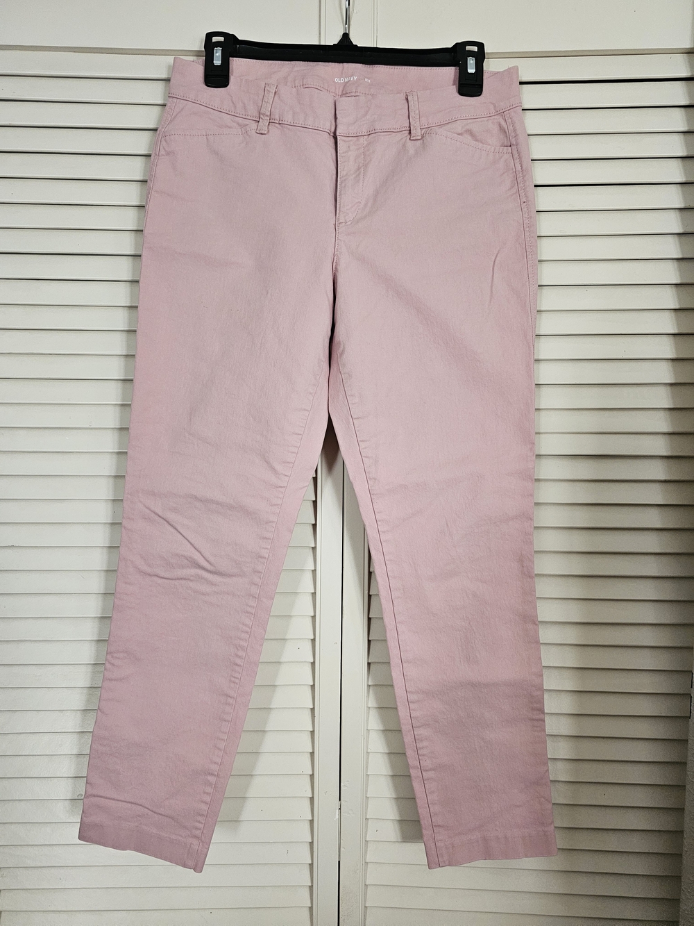 Old Navy "Pixie" Light Pink Cropped Slim Jeans